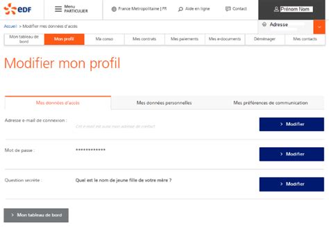 EDF Mon Compte : connexion et utilisation de l'espace client.